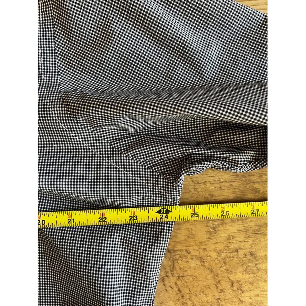 Ralph Lauren Black Gingham Checkered Button Up Shirt‎ Size Large Classic Fit - Picture 7 of 8